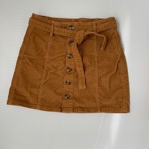 American Eagle a-line corduroy skirt size 0